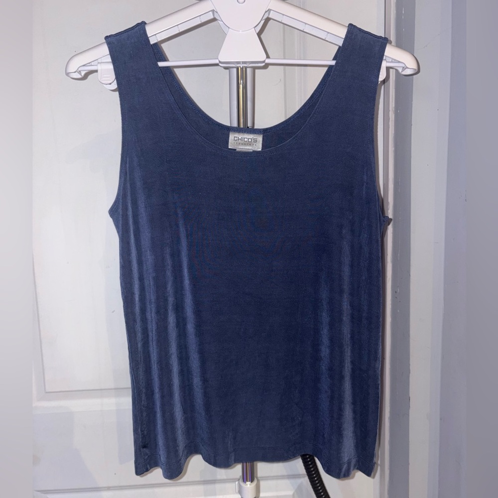 Chico's Navy Tank Top - sz3(XL) (P25)